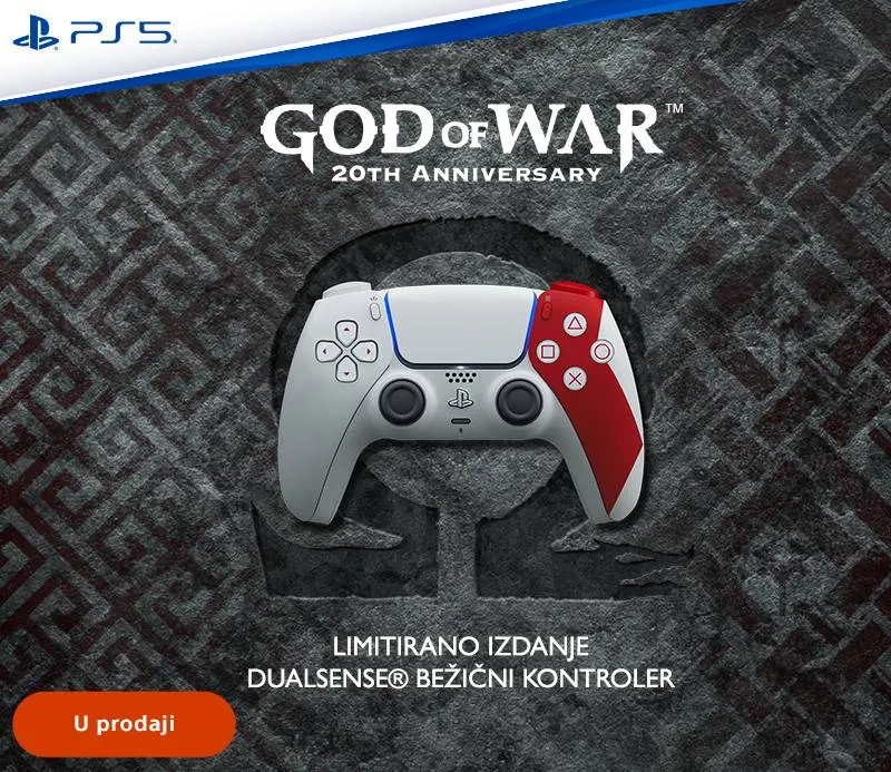 Gamepad PlayStation 5 DualSense God Of War 20th Anniversary - Limited Edition